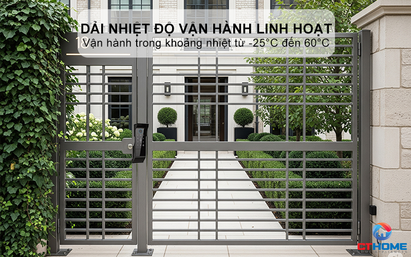Dải nhiệt độ vận hành linh hoạt
