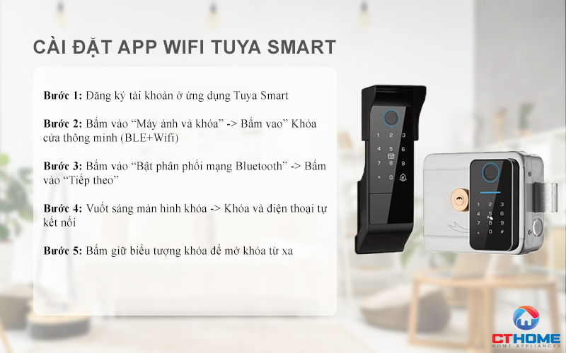 Cài đặt kết nối ứng dụng