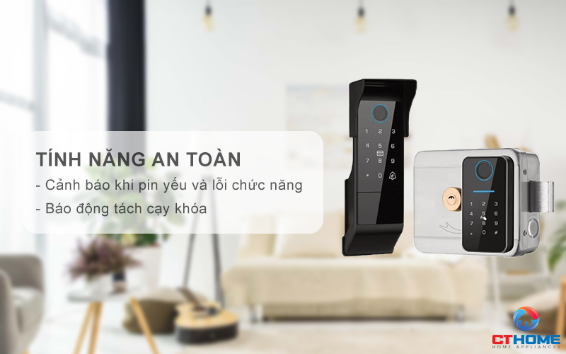 Tính năng an toàn thông minh, thông báo dễ dàng quản lý