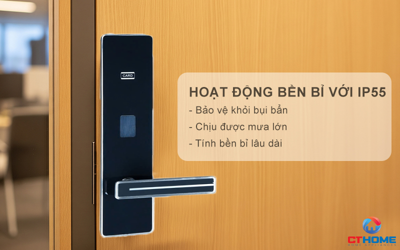 Hoạt động bền bỉ vượt nắng gió với IP55