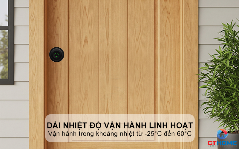 Dải nhiệt độ vận hành linh hoạt
