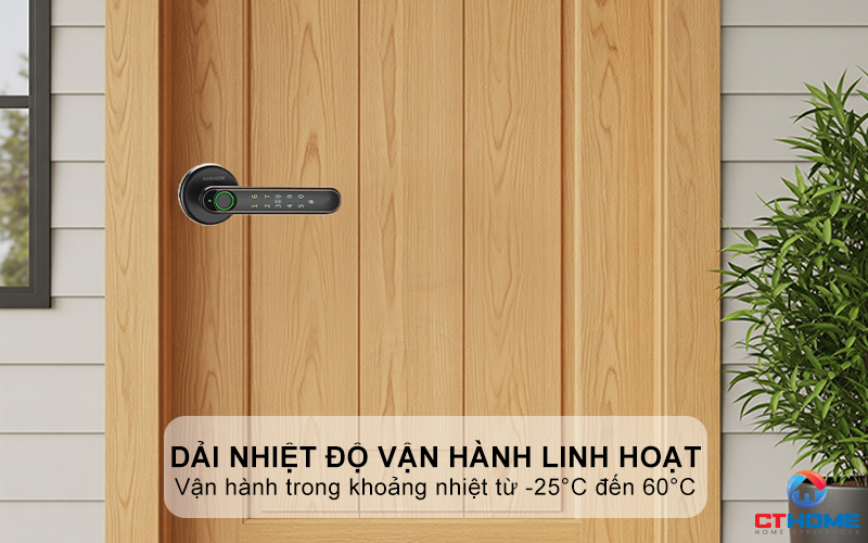 Dải nhiệt độ vận hành linh hoạt