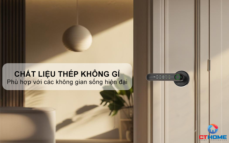 Chất liệu thép không gỉ cao cấp