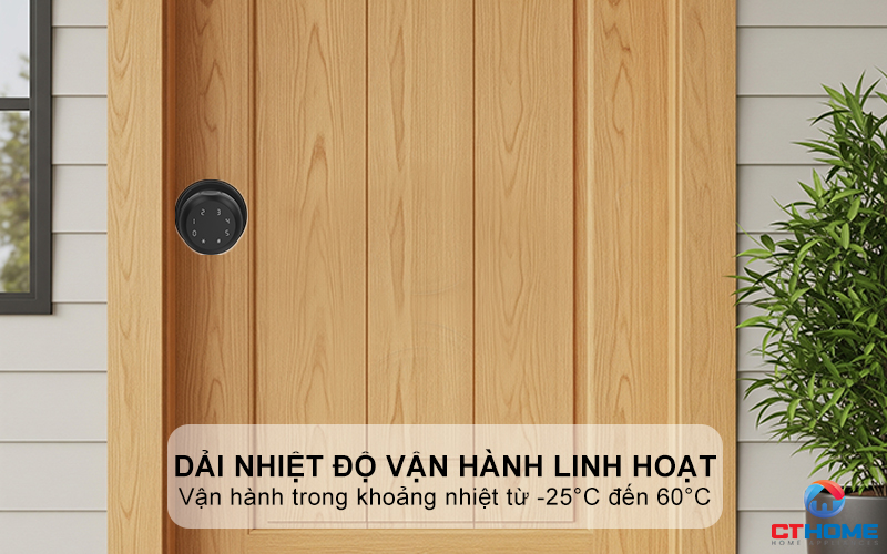 Dải nhiệt độ vận hành linh hoạt