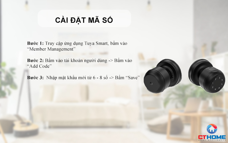 Cài đặt mật khẩu người dùng