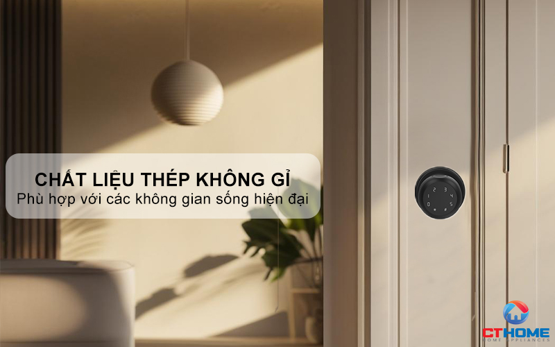 Chất liệu thép không gỉ cao cấp