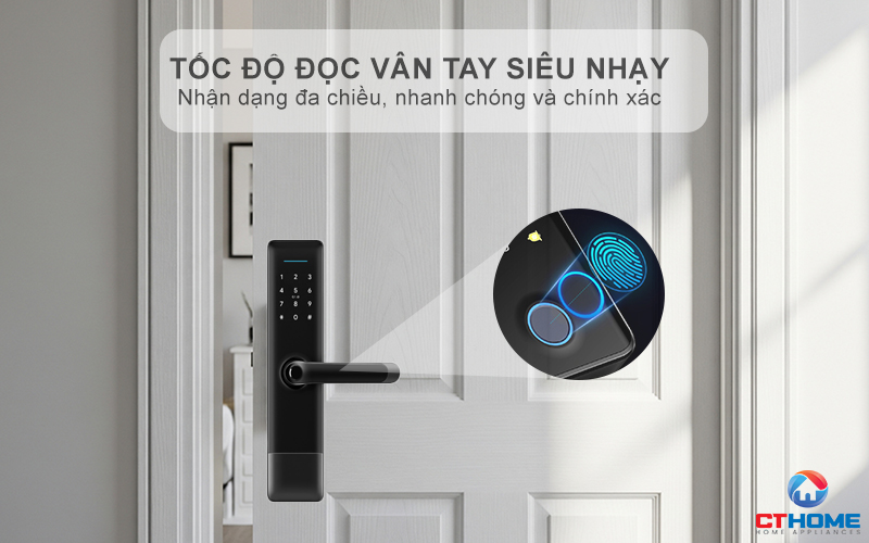 Tốc độ đọc vân tay siêu nhạy