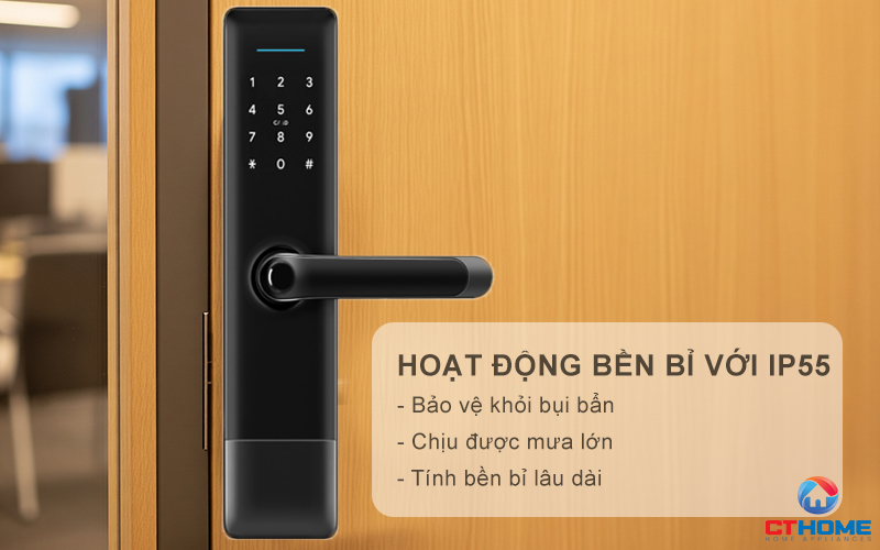 Hoạt động bền bỉ với IP55