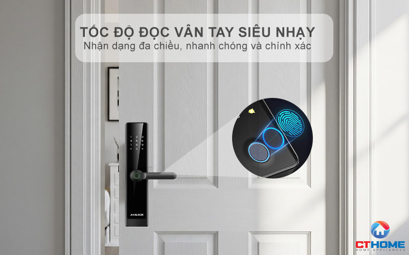 Tốc độ đọc vân tay siêu nhạy