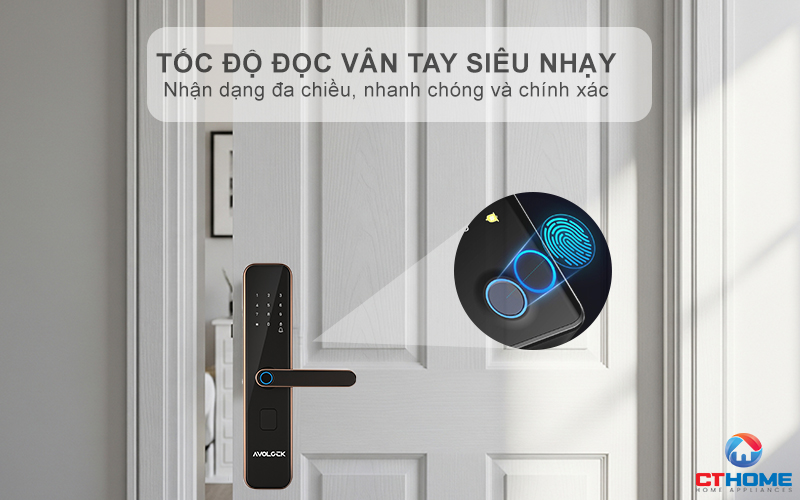 Tốc độ đọc vân tay siêu nhạy