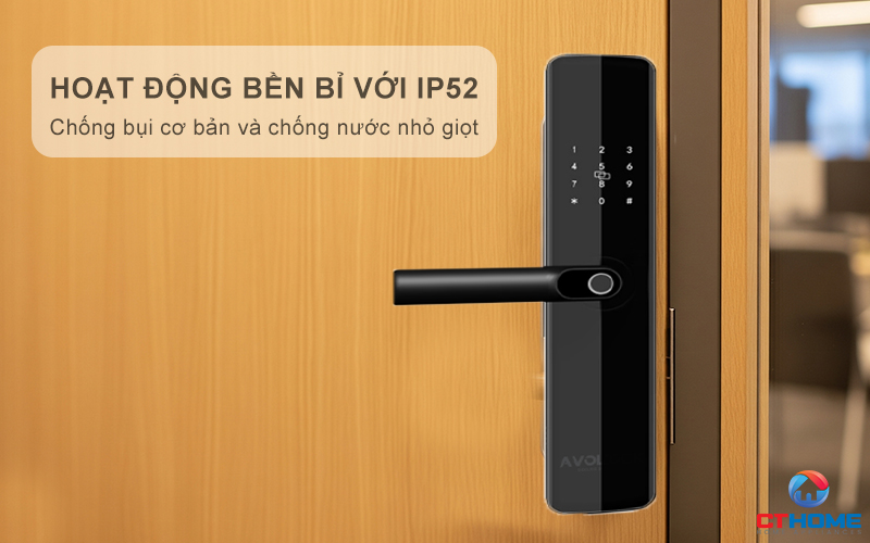 Hoạt động bền bỉ với IP52