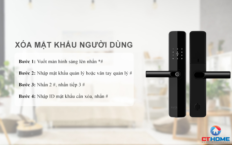 Xóa mật khẩu người dùng