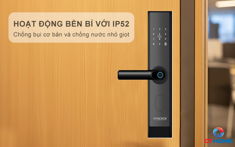 Hoạt động bền bỉ với IP52