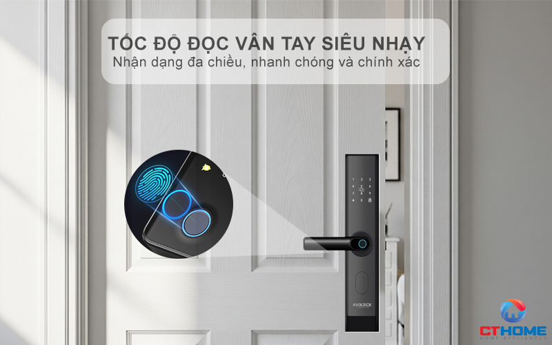 Tốc độ đọc vân tay siêu nhạy