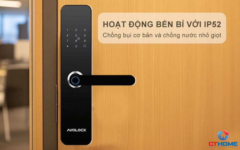 Hoạt động bền bỉ với IP52