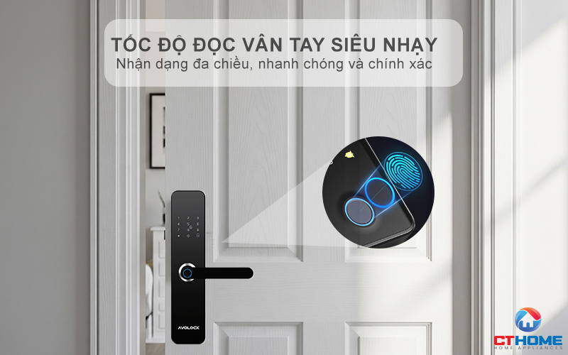 Tốc độ đọc vân tay siêu nhạy