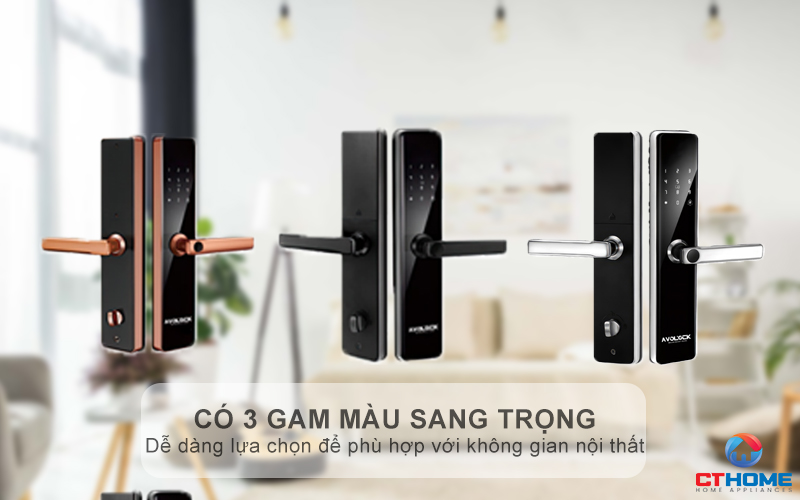 Có 3 gam màu thoải mái lựa chọn