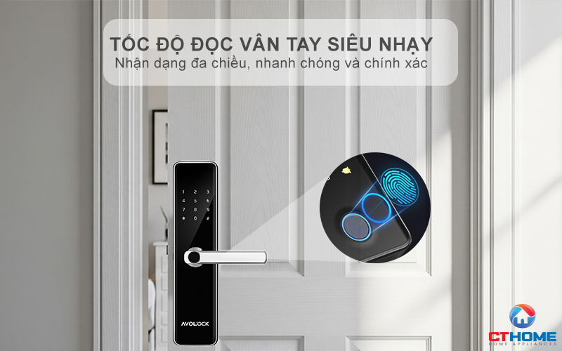 Tốc độ đọc vân tay siêu nhạy