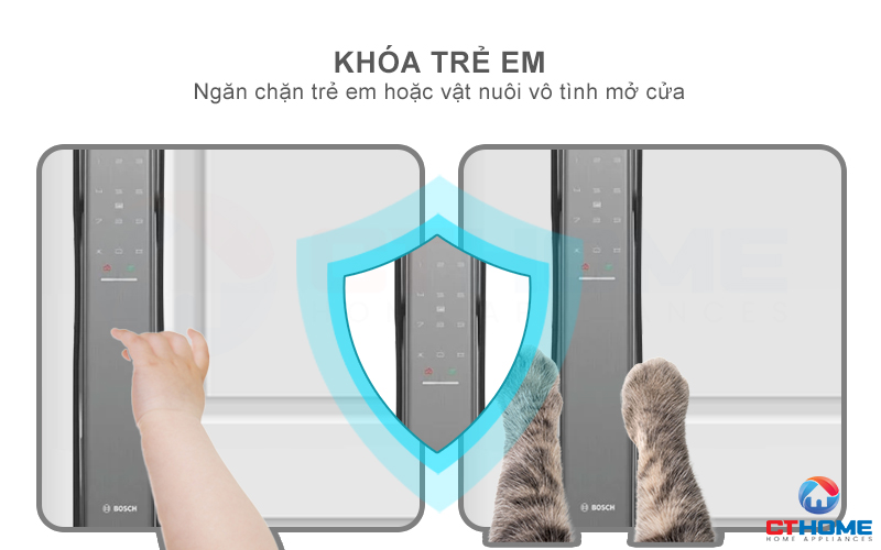 KHÓA ĐIỆN TỬ BOSCH EL800X IDEAL SMART LOCK MÀU XÁM KẾT NỐI ĐIỆN THOẠI 16