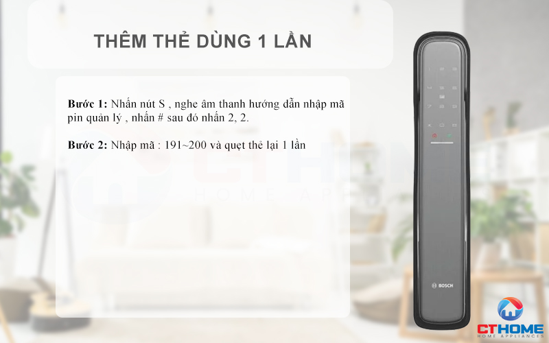 KHÓA ĐIỆN TỬ BOSCH EL800X IDEAL SMART LOCK MÀU XÁM KẾT NỐI ĐIỆN THOẠI 13