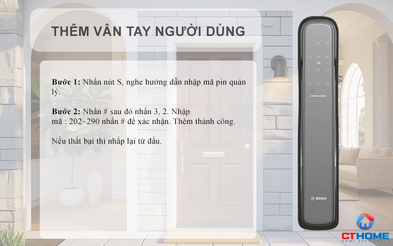 KHÓA ĐIỆN TỬ BOSCH EL800X IDEAL SMART LOCK MÀU XÁM KẾT NỐI ĐIỆN THOẠI 9