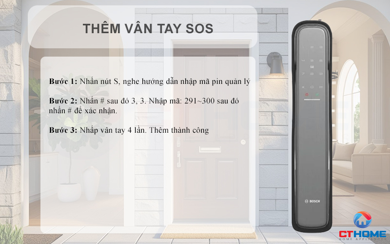 KHÓA ĐIỆN TỬ BOSCH EL800X IDEAL SMART LOCK MÀU XÁM KẾT NỐI ĐIỆN THOẠI 11