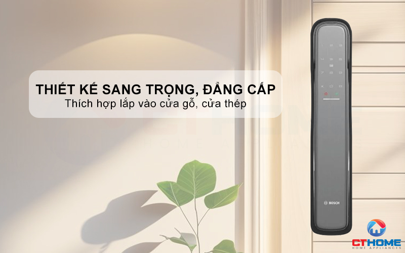 KHÓA ĐIỆN TỬ BOSCH EL800X IDEAL SMART LOCK MÀU XÁM KẾT NỐI ĐIỆN THOẠI 1