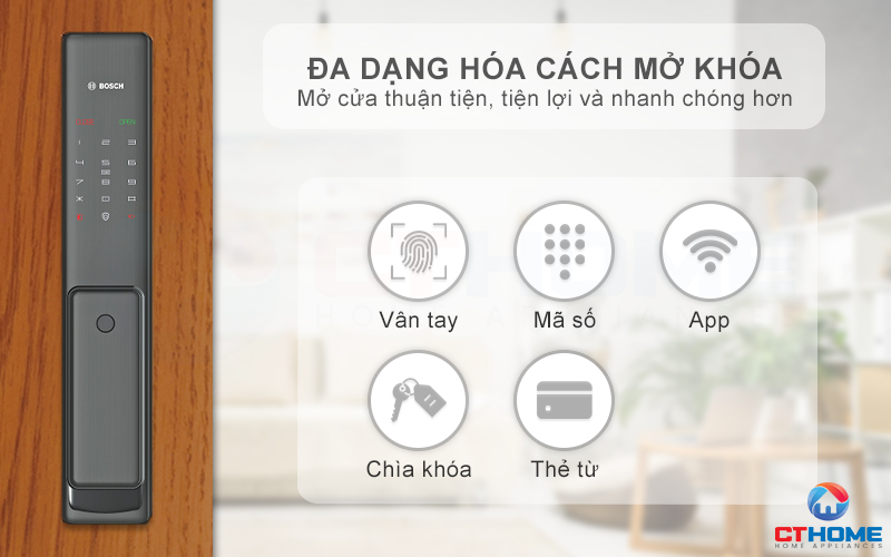 mở khóa có app 