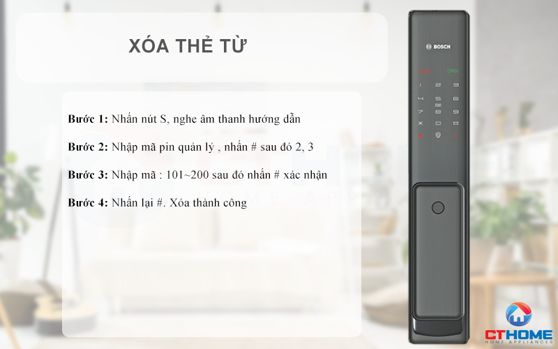xóa thẻ 