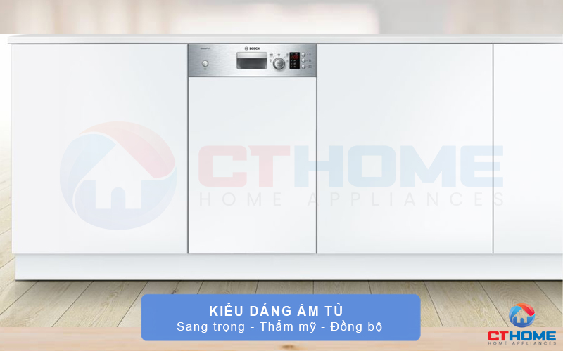 Thiết kế âm tủ sang trọng, kiểu dáng nhỏ gọn