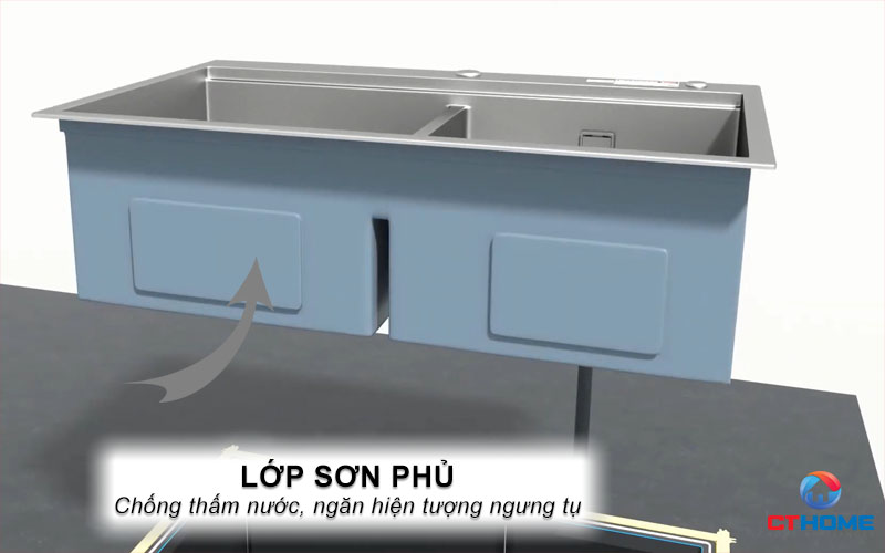 Lớp phủ chống thấm ngược ngăn chặn hiện tượng tự ngưng tụ nước mặt sau