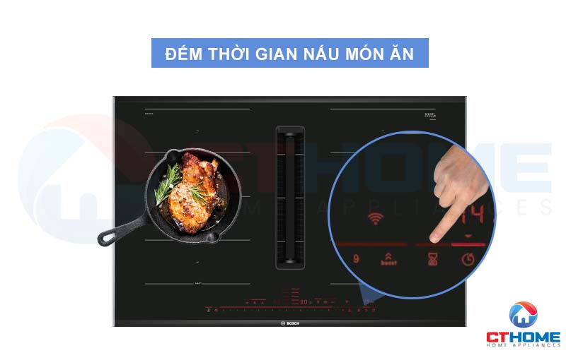 Chức năng này cho phép người dùng biết được thời gian nấu món ăn mất bao lâu