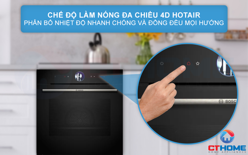 LÒ NƯỚNG KÈM HẤP BOSCH HSG7361B1 SERIES 8 CAO CẤP 8