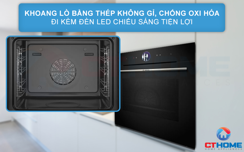 LÒ NƯỚNG KÈM HẤP BOSCH HSG7361B1 SERIES 8 CAO CẤP 4