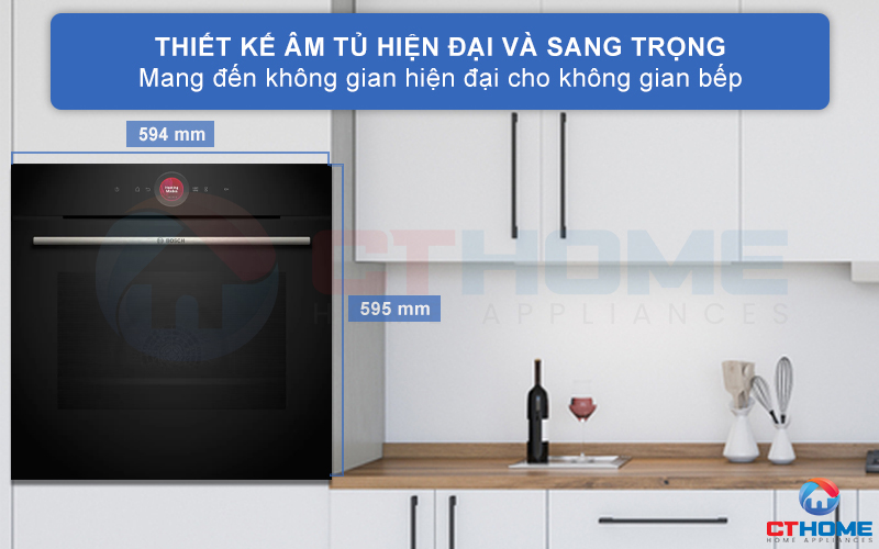 thiết kế lò nướng bosch 