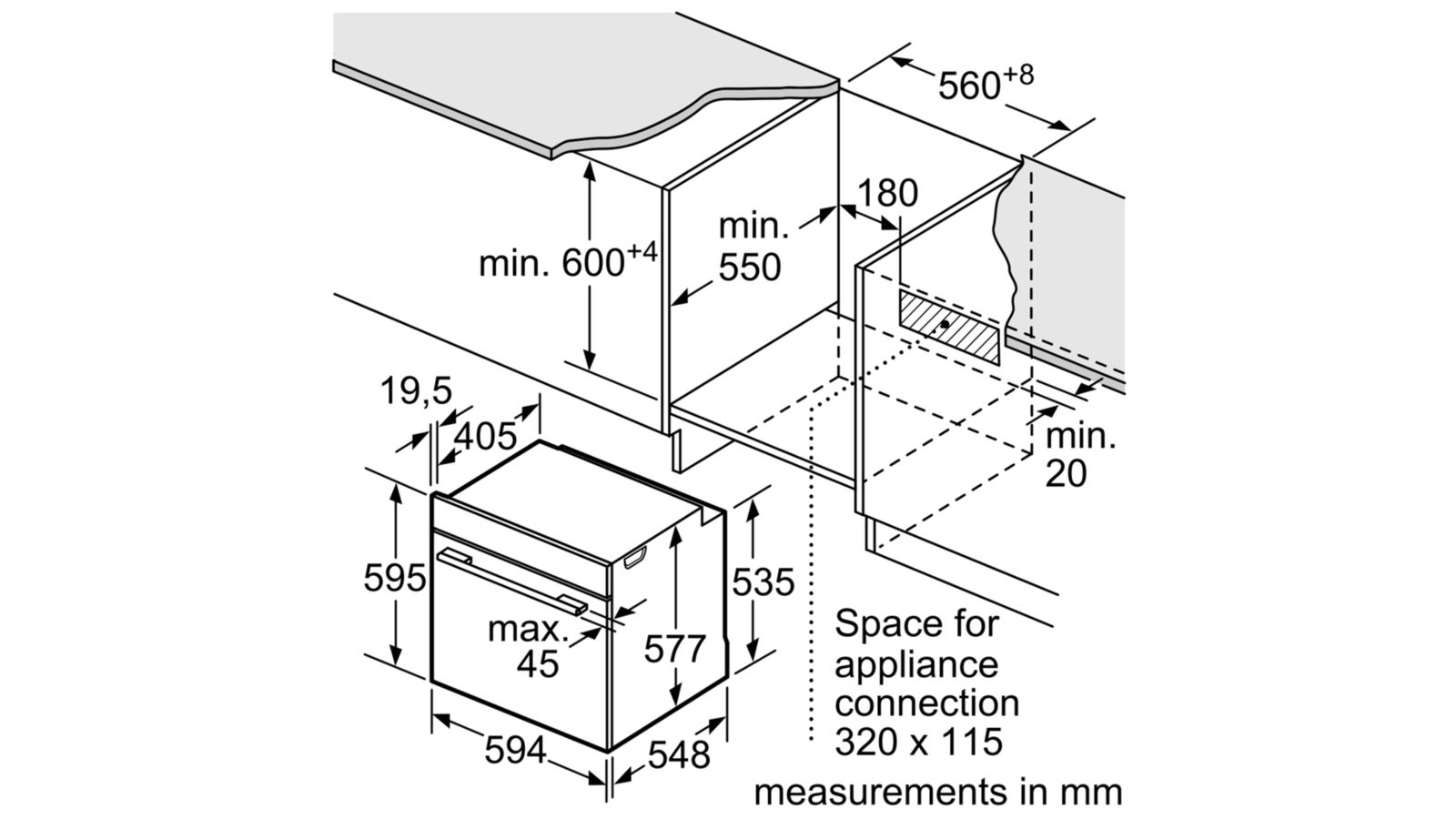 Lò nướng Bosch HBG655HS1A 1