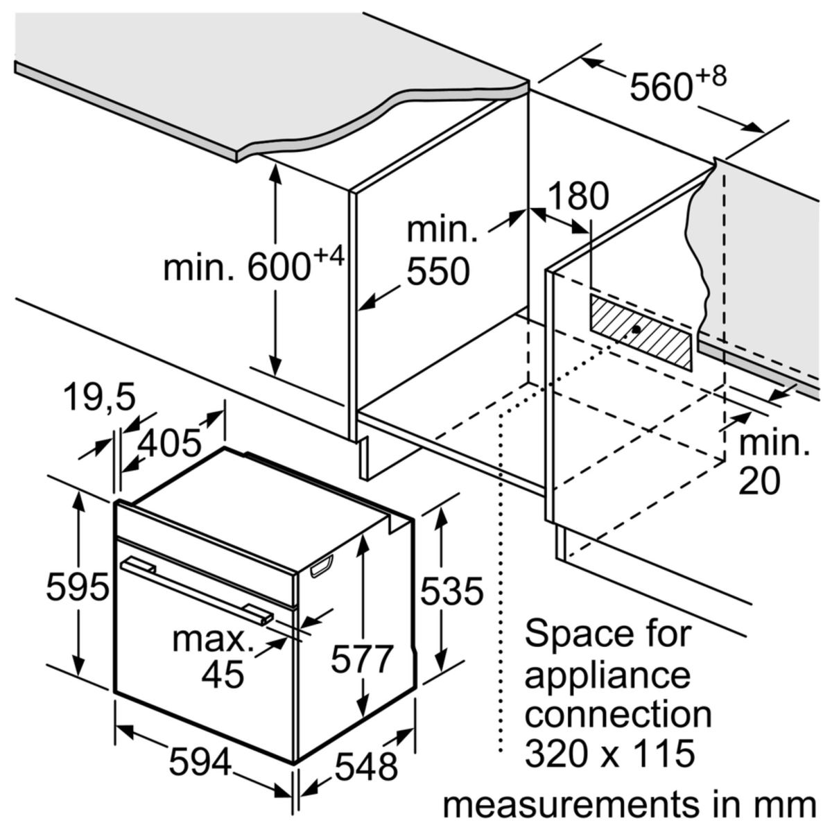 Lò nướng Bosch HBG656RS1B 1