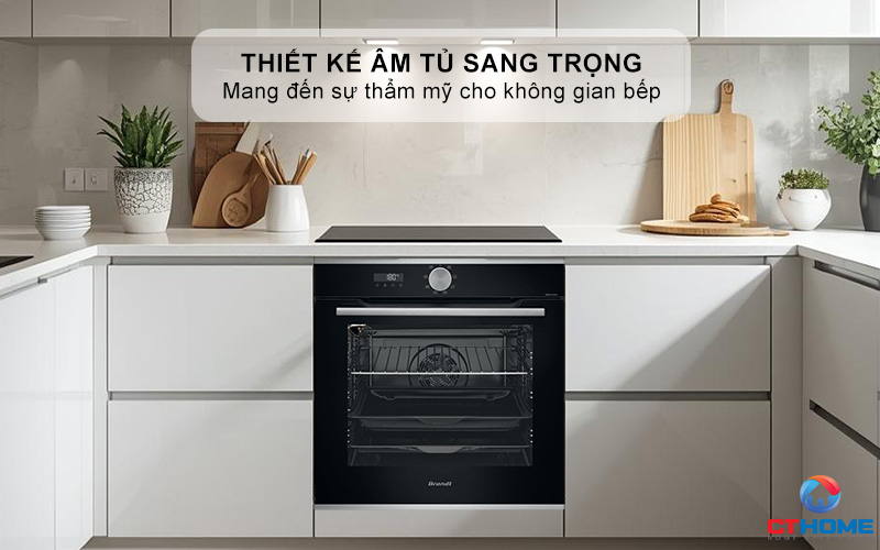 Thiết kế sang trọng mang đến sự thẩm mỹ cho không gian bếp