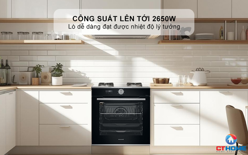 Công suất lên tới 2650W