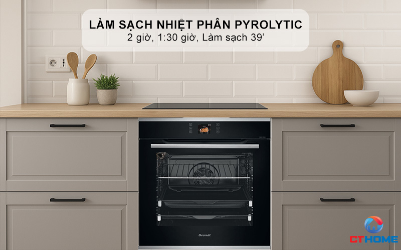 3 chương trình chức năng làm sạch nhiệt phân pyrolytic