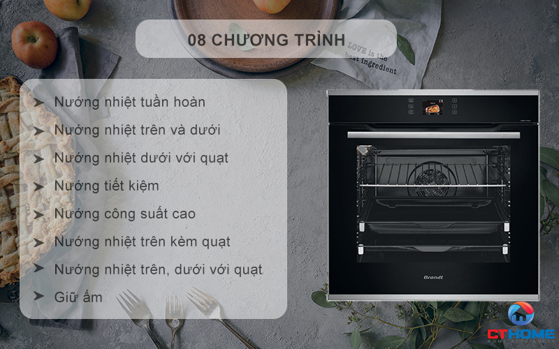 8 chức năng nấu nướng