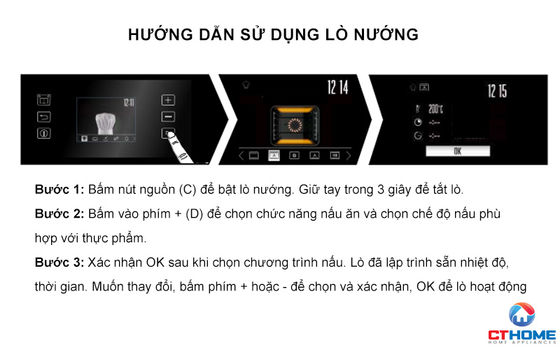 Hướng dẫn sử dụng lò nướng BOP7568LX