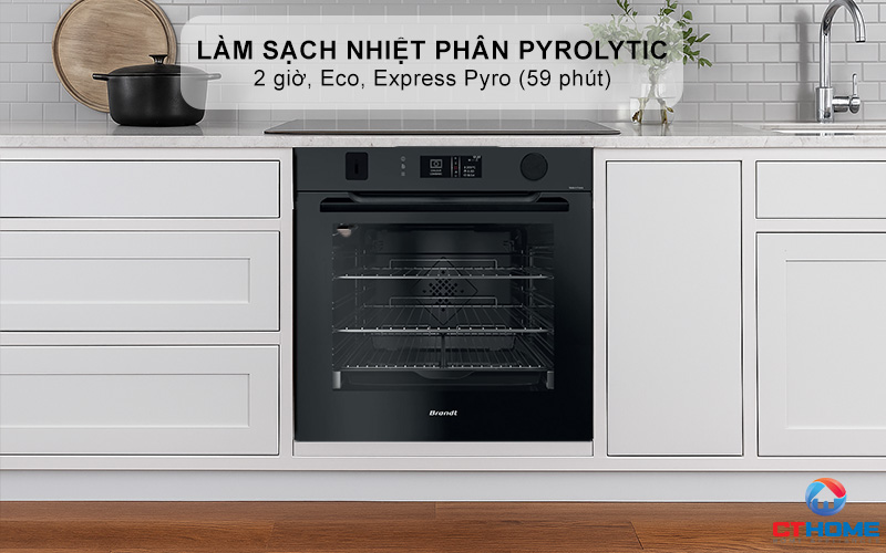 3 chương trình chức năng làm sạch nhiệt phân pyrolytic