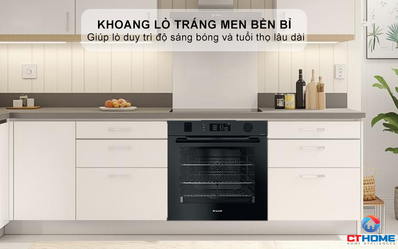 Khoang lò tráng men bền bỉ