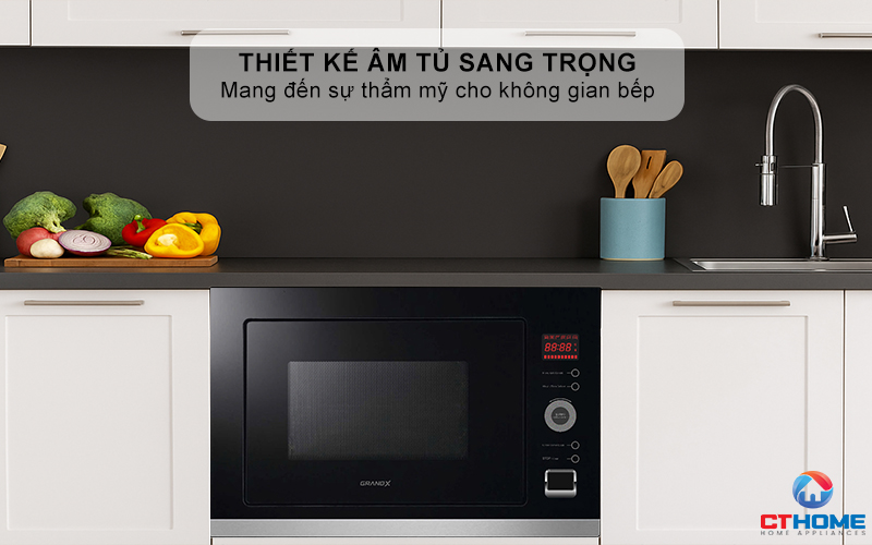Thiết kế sang trọng mang đến sự thẩm mỹ cho không gian bếp