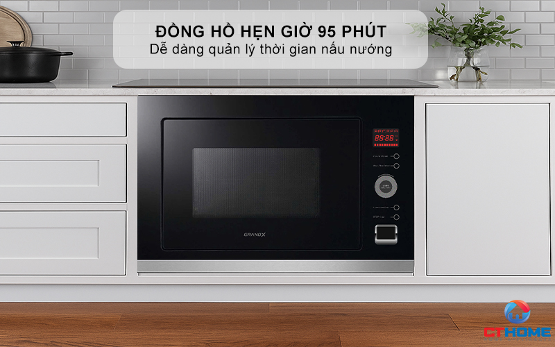 Đồng hồ hẹn giờ 95 phút và thông báo