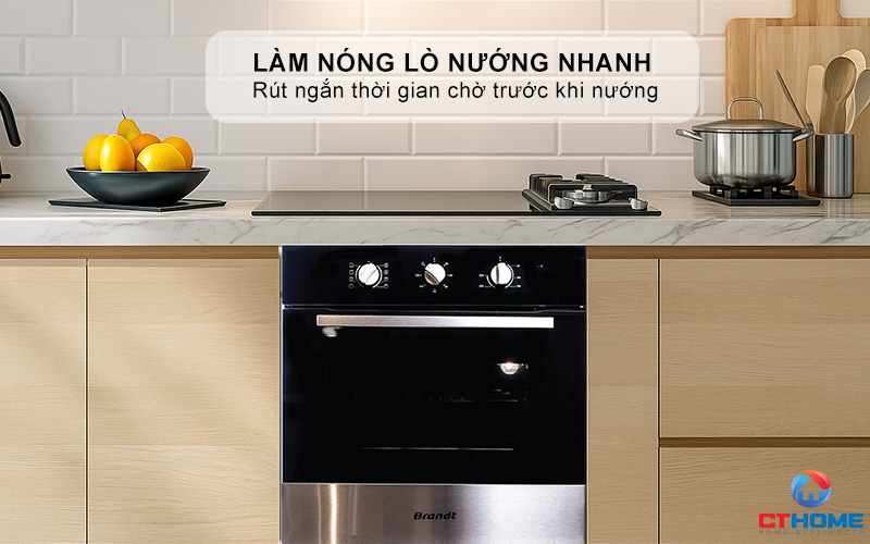 Làm nóng lò nướng nhanh