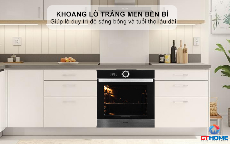 Khoang lò tráng men bền bỉ