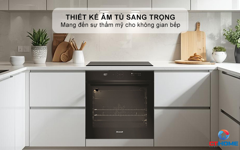 Thiết kế sang trọng mang đến sự thẩm mỹ cho không gian bếp