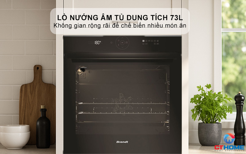 Lò nướng dung tích 73L thoải mái sử dụng
